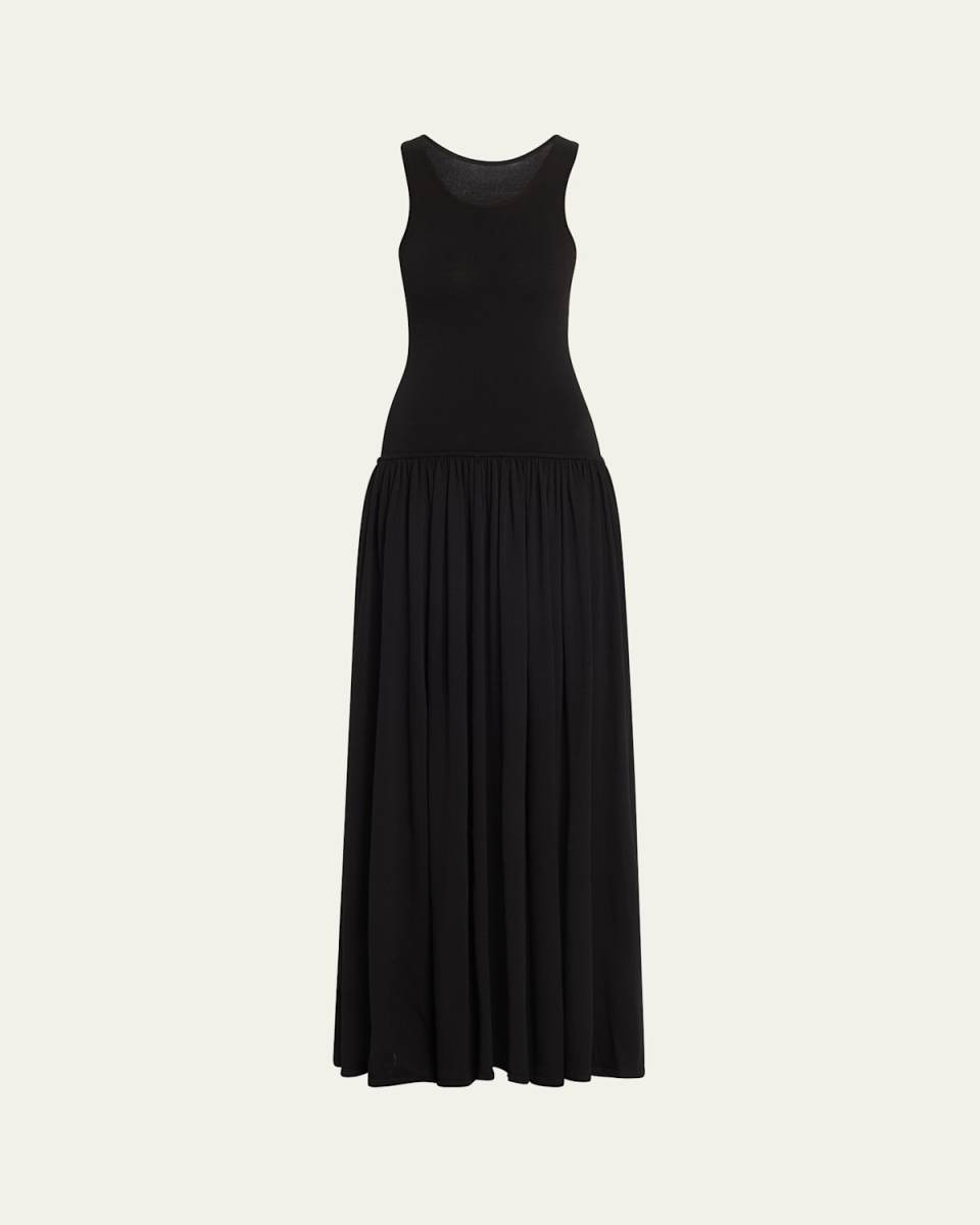 Jada Sleeveless Scoop-Neck Knit Maxi Dress